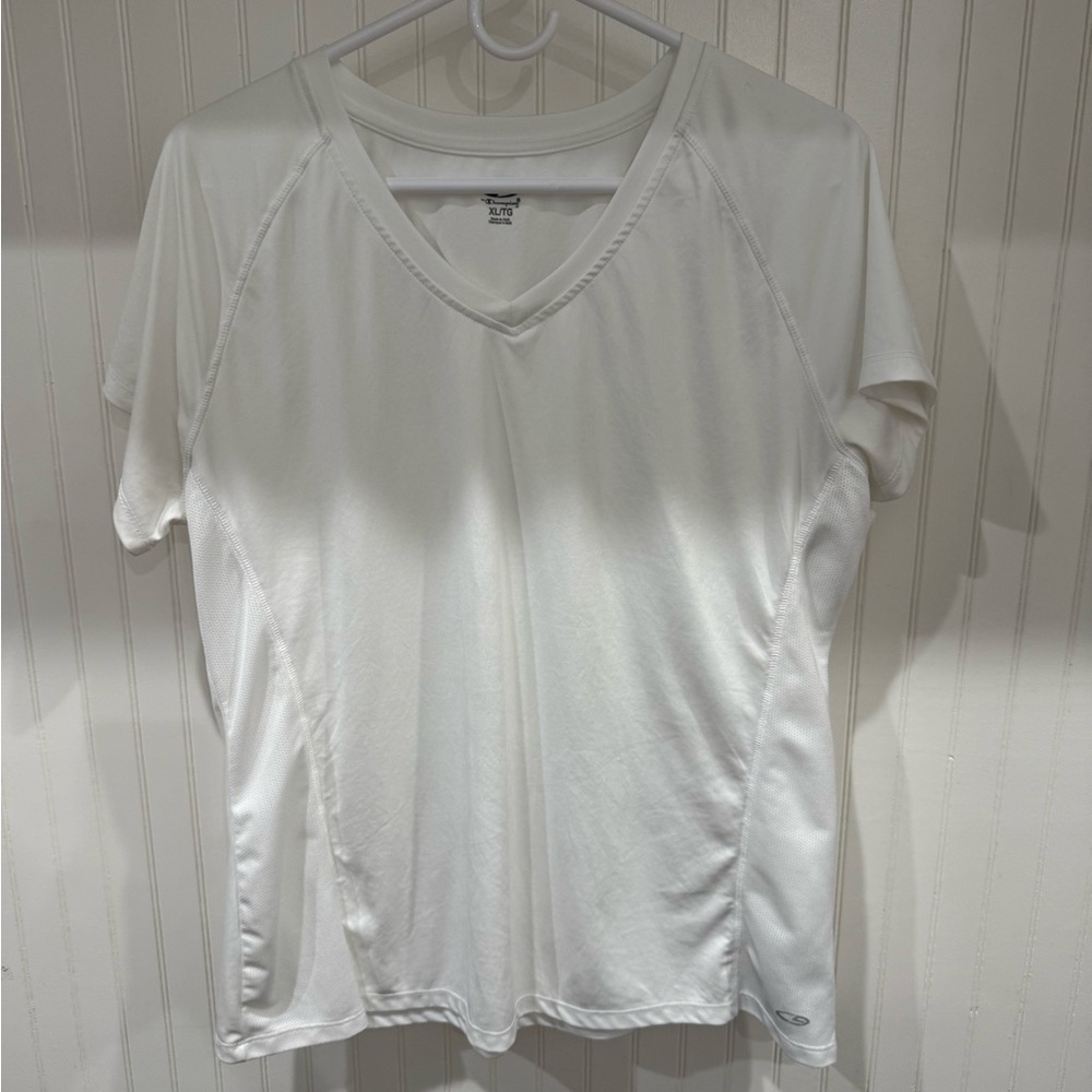 Champion Women's White Short Sleeve Tee